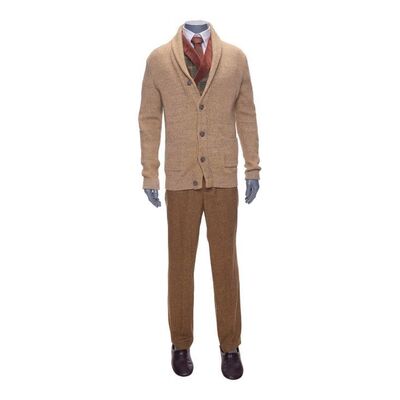 Lot #100: Sir Reginald Hargreeves's (Colm Feore) Casual Hargreeves Mansion Costume ### UMBRELLA ACADEMY, THE (2019 - 2024)