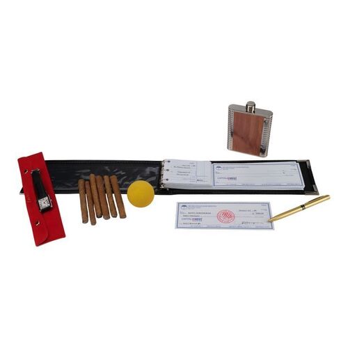 Lot #105: Sir Reginald Hargreeves's (Colm Feore) Season 3 Accessories with Klaus Cigars ### UMBRELLA ACADEMY, THE (2019 - 2024)