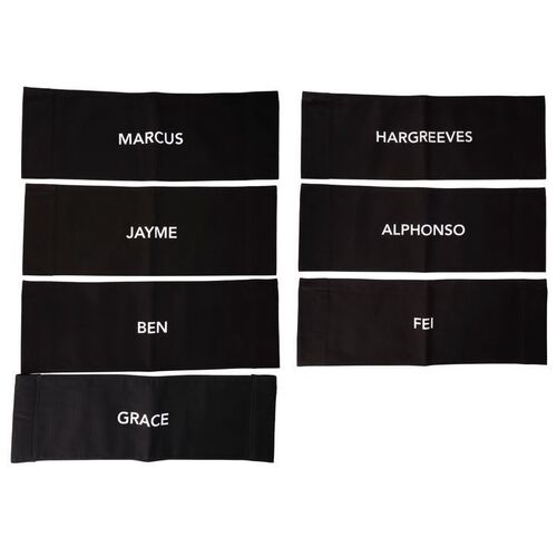 Lot #120: Seven Season 3 Umbrella Academy Chairbacks ### UMBRELLA ACADEMY, THE (2019 - 2024)