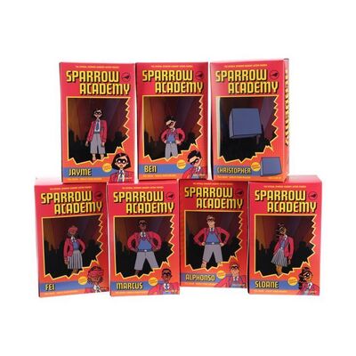 Lot #123: Sparrow Academy Empty Toy Boxes ### UMBRELLA ACADEMY, THE (2019 - 2024)