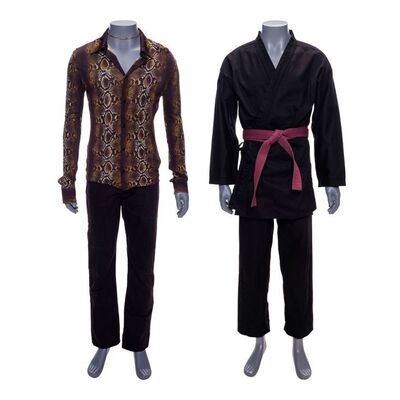 Lot #126: Ben Hargreeves's (Justin H. Min) Dojo Sparrow Academy and Wedding Costumes ### UMBRELLA ACADEMY, THE (2019 - 2024)