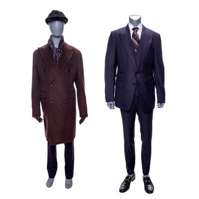 Lot #129: Sir Reginald Hargreeves's (Colm Feore) Sparrow Training Costume and Assisting Viktor Costume Components ### UMBRELLA ACADEMY, THE (2019 - 2024)