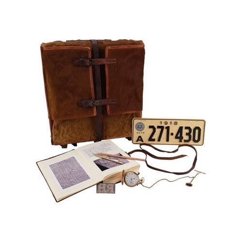 Lot #150: Sir Reginald Hargreeves's (Colm Feore) 1918 Journal and Backpack ### UMBRELLA ACADEMY, THE (2019 - 2024)