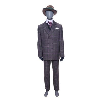 Lot #155: Sir Reginald Hargreeves's (Colm Feore) 1920s Hotel Obsidian Build Suit with Top Hat ### UMBRELLA ACADEMY, THE (2019 - 2024)