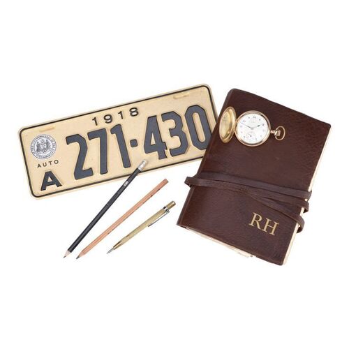 Lot #156: Sir Reginald Hargreeves's (Colm Feore) 1918 Journal and License Plate ### UMBRELLA ACADEMY, THE (2019 - 2024)