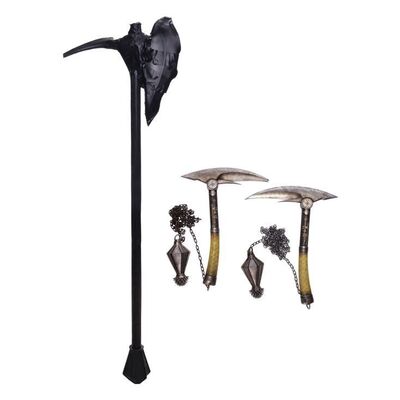Lot #181: Pair of Boss Guardian Kusarigama with Stunt Axe ### UMBRELLA ACADEMY, THE (2019 - 2024)