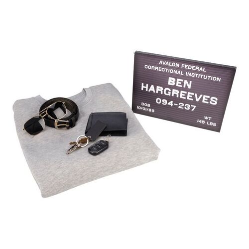 Lot #186: Ben Hargreeves's (Justin H. Min) Jail Accessories ### UMBRELLA ACADEMY, THE (2019 - 2024)