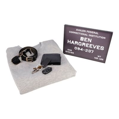 Lot #186: Ben Hargreeves's (Justin H. Min) Jail Accessories ### UMBRELLA ACADEMY, THE (2019 - 2024)