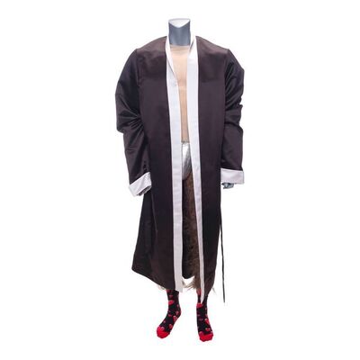 Lot #199: Luther Hargreeves's (Tom Hopper) Robe, Thong, Muscle Suit and Hairy Legs ### UMBRELLA ACADEMY, THE (2019 - 2024)