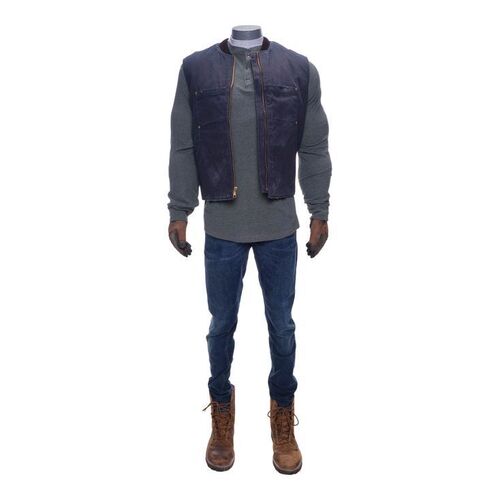 Lot #208: Luther Hargreeves's (Tom Hopper) Shopping for Antiques Costume with Muscle Suit ### UMBRELLA ACADEMY, THE (2019 - 2024)