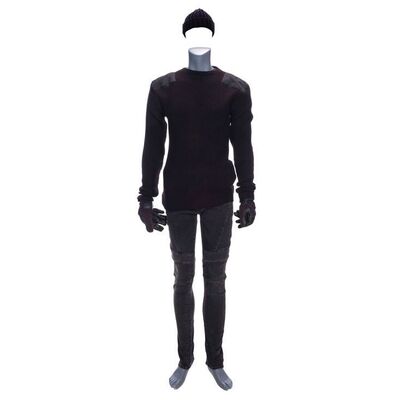 Lot #209: Diego Hargreeves's (David Castaneda) Killing Townspeople Costume ### UMBRELLA ACADEMY, THE (2019 - 2024)