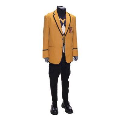 Lot #239: Teen Diego's (Blake Talabis) Phoenix Academy Costume ### UMBRELLA ACADEMY, THE (2019 - 2024)