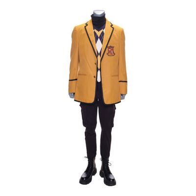 Lot #254: Teen Phil's (Armaan Jawandha) Phoenix Academy Costume ### UMBRELLA ACADEMY, THE (2019 - 2024)