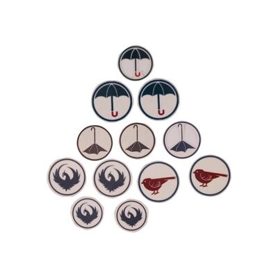 Lot #272: Umbrella Academy Production Temporary Tattoos ### UMBRELLA ACADEMY, THE (2019 - 2024)