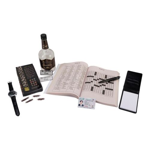 Lot #279: Number Five's (Aidan Gallagher) Max Deli Accessories with Bourbon Whiskey Bottle ### UMBRELLA ACADEMY, THE (2019 - 2024)