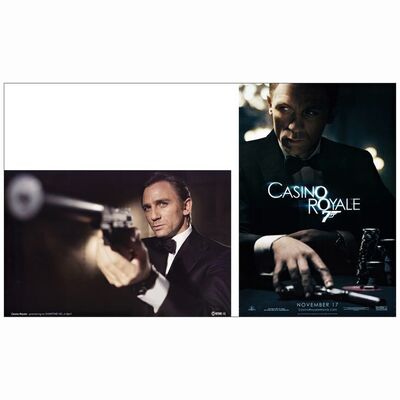 632. One Sheet and Showtime Poster (27" x 40" & 15.5" x 24"); Double-Sided Advance; Very Fine- Rolled ### JAMES BOND: CASINO ROYALE (2006)