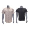 Lot #11: Shane Walsh's (Jon Bernthal) Beige Collared Shirt with Black Undershirt ### WALKING DEAD, THE (2010-2022)