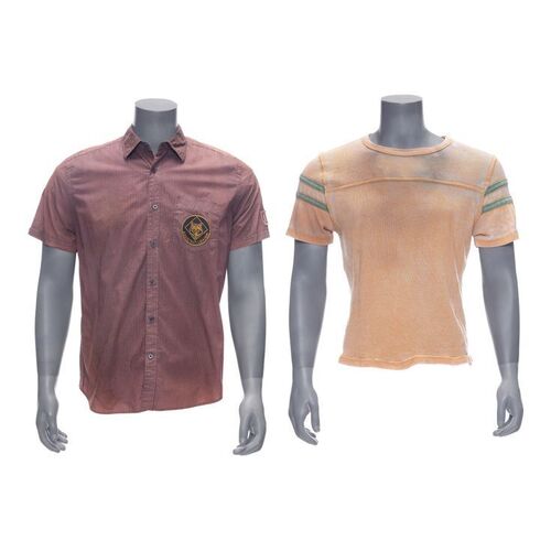 Lot #15: Glenn Rhee's (Steven Yeun) Season 2 Shirts ### WALKING DEAD, THE (2010-2022)