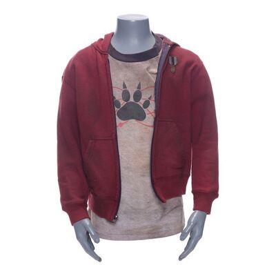 Lot #19: Carl Grimes' (Chandler Riggs) Distressed Shirt and Hoodie ### WALKING DEAD, THE (2010-2022)
