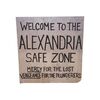 Lot #38: Alexandria Safe Zone Sign ### WALKING DEAD, THE (2010-2022)
