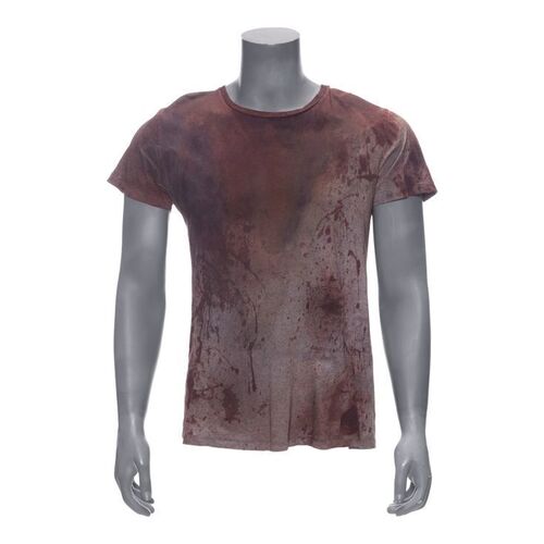 Lot #44: Glenn Rhee's (Steven Yeun) Bloody Dumpster Shirt ### WALKING DEAD, THE (2010-2022)