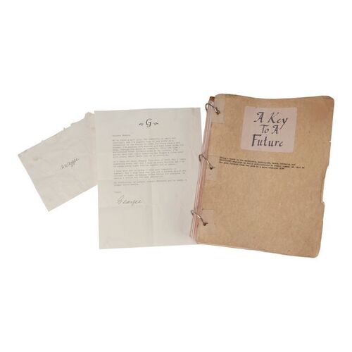 Lot #61: A Key To A Future Book and Letter to Maggie Rhee (Lauren Cohan) from Georgie ### WALKING DEAD, THE (2010-2022)