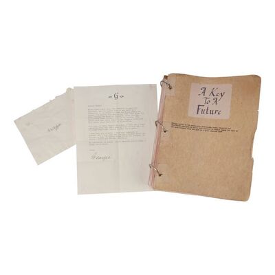 Lot #61: A Key To A Future Book and Letter to Maggie Rhee (Lauren Cohan) from Georgie ### WALKING DEAD, THE (2010-2022)