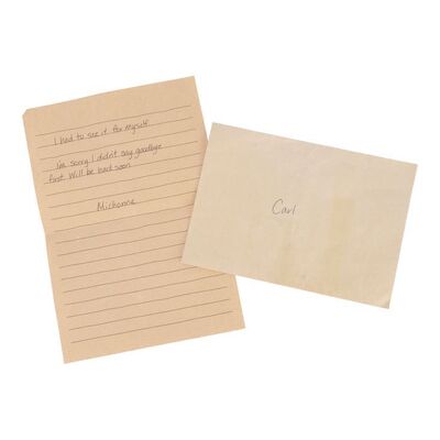 Lot #66: Michonne's (Danai Gurira) Letter to Carl Grimes ### WALKING DEAD, THE (2010-2022)