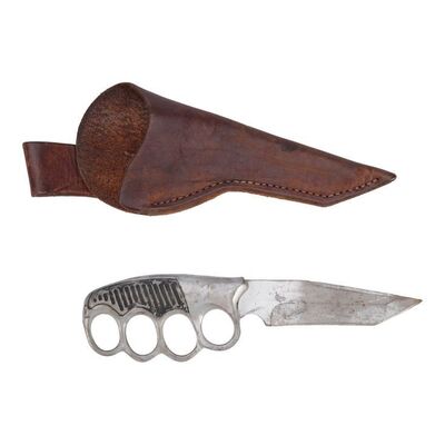 Lot #82: Carol Peletier's (Melissa McBride) Rubber Knife and Leather Sheath ### WALKING DEAD, THE (2010-2022)