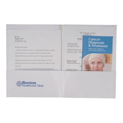 Lot #87: Lucille Smith's (Hilarie Burton Morgan) Cancer Information Folder ### WALKING DEAD, THE (2010-2022)