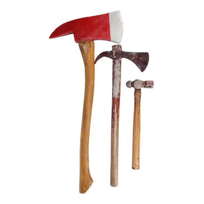 Lot #109: Madison Clark's (Kim Dickens) Axe, Hatchet, and Hammer Weapons ### FEAR THE WALKING DEAD (2015-2023)