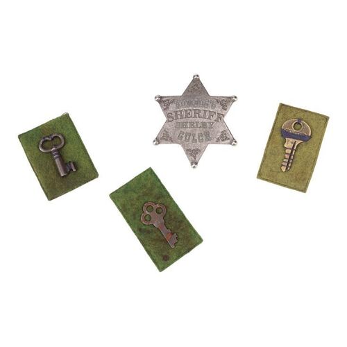 Lot #209: Shelby Humbug Gulch Sherriff Badge and Three Pioneer Ranger Pins ### FEAR THE WALKING DEAD (2015-2023)