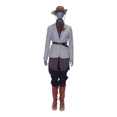 Lot #210: Virginia's (Colby Minifie) Season 5 Costume with Hat ### FEAR THE WALKING DEAD (2015-2023)