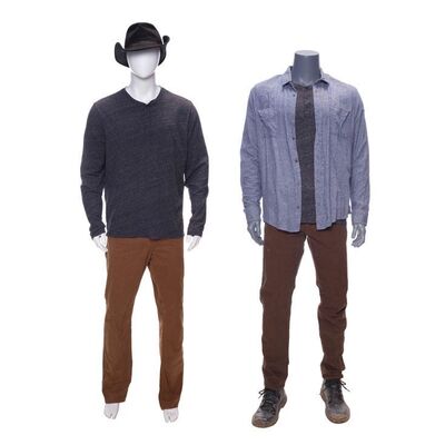 Lot #235: Marcus' (Justin Smith) Season 6 Costumes with Hat ### FEAR THE WALKING DEAD (2015-2023)