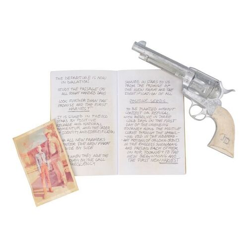 Lot #236: John Dorie Sr.'s (Keith Carradine) Colt Revolver and Photo with Teddy's Bunker Journal ### FEAR THE WALKING DEAD (2015-2023)