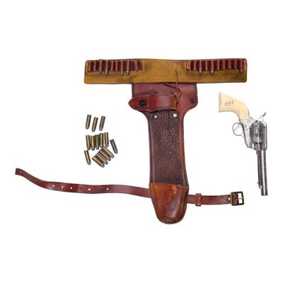 Lot #255: John Dorie Sr.'s (Keith Carradine) Mares Leg Holster with John Dorie Jr.'s Colt Revolver ### FEAR THE WALKING DEAD (2015-2023)