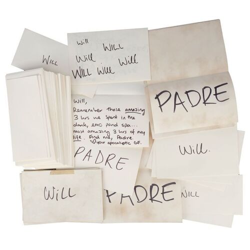 Lot #258: Will's (Gus Halper) PADRE Papers and Envelopes ### FEAR THE WALKING DEAD (2015-2023)