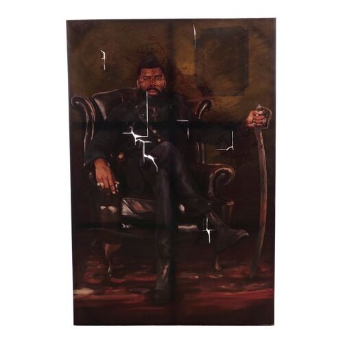 Lot #272: Victor Strand's (Colman Domingo) Bloody and Damaged Portrait ### FEAR THE WALKING DEAD (2015-2023)