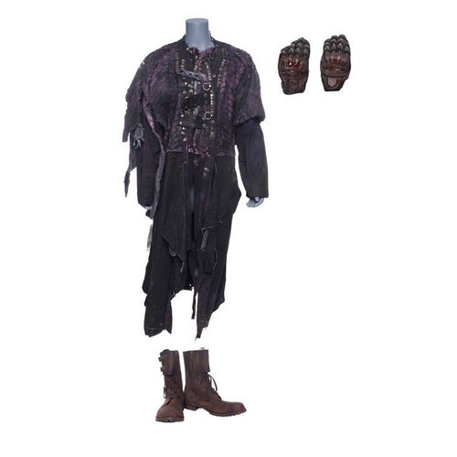 Lot #279: Arno's (Spenser Granese) Stalker Coat, Boots, and Bloody Gloves ### FEAR THE WALKING DEAD (2015-2023)