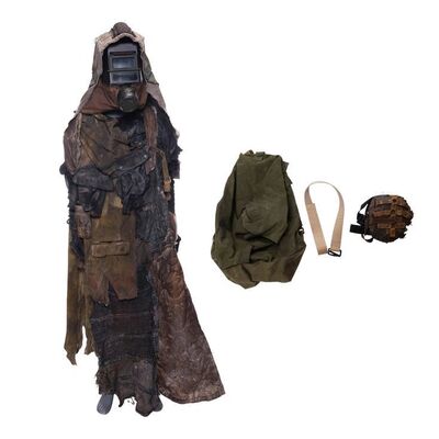 Lot #282: Stalker Costume with Helmet and Accessories ### FEAR THE WALKING DEAD (2015-2023)