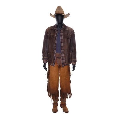 Lot #285: John Dorie Sr.'s (Keith Carradine) Western Artifacts Costume with Hat ### FEAR THE WALKING DEAD (2015-2023)