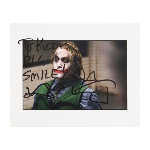 47. Heath Ledger Autographed Photo ### THE DARK KNIGHT (2008)