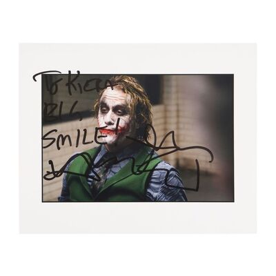 47. Heath Ledger Autographed Photo ### THE DARK KNIGHT (2008)