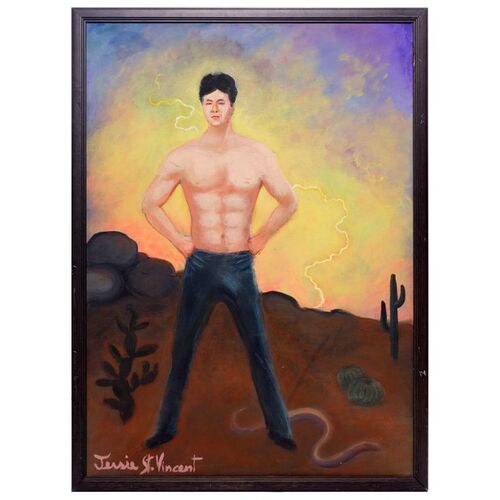52. Jessie St. Vincent's (Melora Walters) Screen-matched Framed Hand-painted Portrait of Dirk Diggler (Mark Wahlberg) ### BOOGIE NIGHTS (1997)