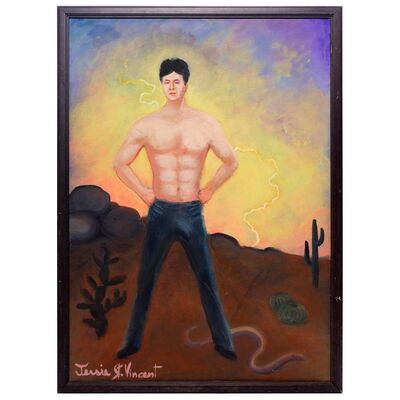 52. Jessie St. Vincent's (Melora Walters) Screen-matched Framed Hand-painted Portrait of Dirk Diggler (Mark Wahlberg) ### BOOGIE NIGHTS (1997)