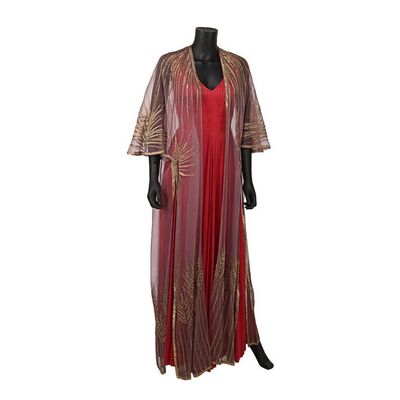 64. The Costumi d'Arte Collection: Cleopatra's (Elizabeth Taylor) Red Dress and Robe ### CLEOPATRA (1963)