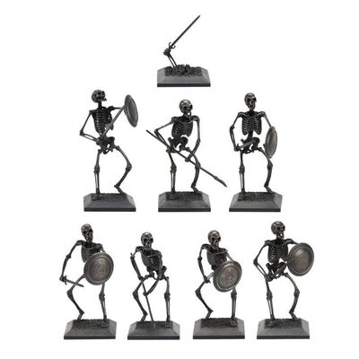 157. Ray Harryhausen Archive: Ray Harryhausen's Personal Set of Silvered Bronze Skeletons by the Raven Armoury ### RAY HARRYHAUSEN