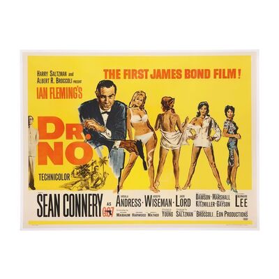 213. UK Quad Poster ### JAMES BOND: DR. NO (1962)