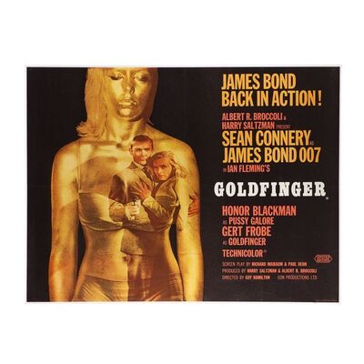 216. UK Quad Poster - Style A ### JAMES BOND: GOLDFINGER (1964)