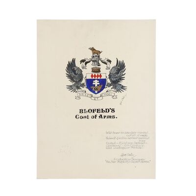 225. Syd Cain Hand-drawn Blofeld Coat of Arms Artwork ### JAMES BOND: ON HER MAJESTY'S SECRET SERVICE (1969)